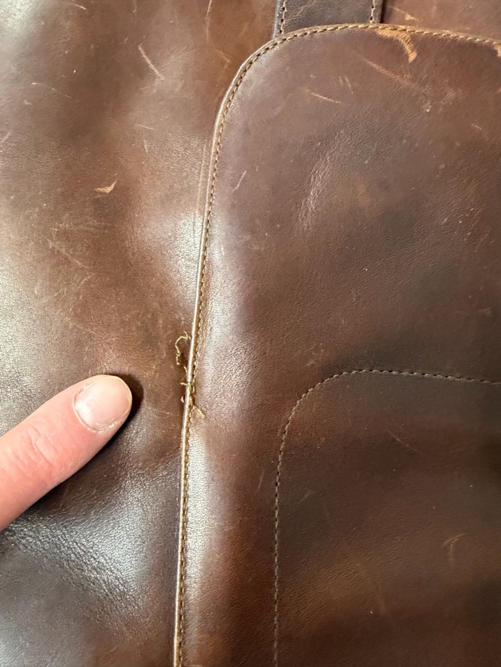 Frye Paige Leather Tall Riding Boots - Cognac - Picture 13 of 14
